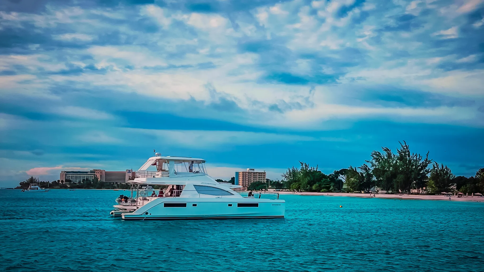 Silver Dancer at dusk near Bridgetown